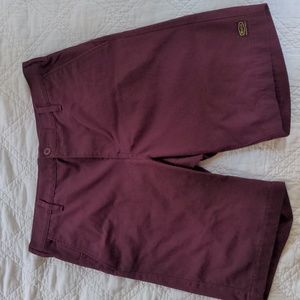 RVCA Americana shorts, burgundy, 34